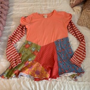 matilda jane coral patchwork top